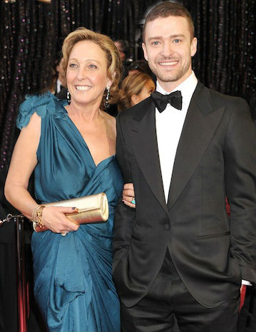 Jessica Biel's mother in-law Lynn Bomar Harless & son Justin Timberlake