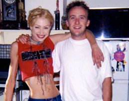 Portia de Rossi with brother Michael Rogers