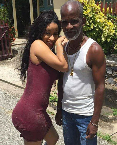 Cardi B with uncle Ellis