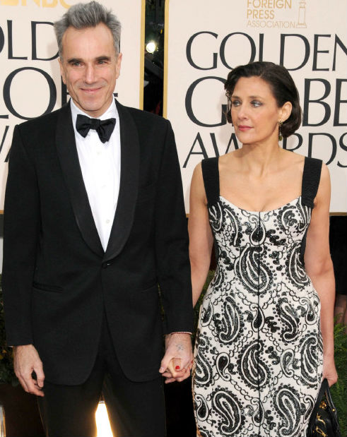 Daniel Day-Lewis with wife Rebecca Miller