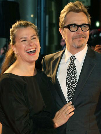 Gary Oldman with Gisele Schmidt