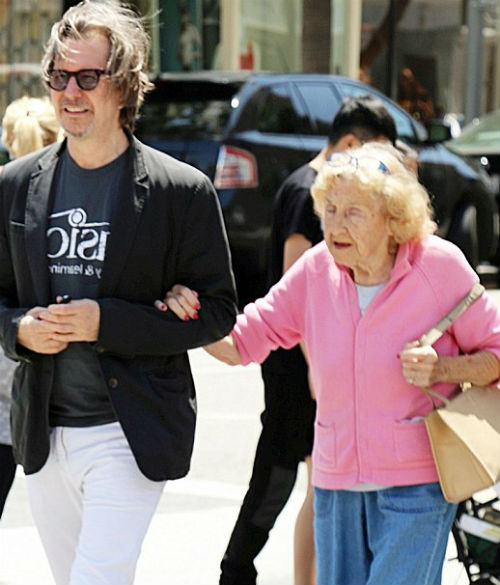 Gary Oldman with mother Kathleen Oldman