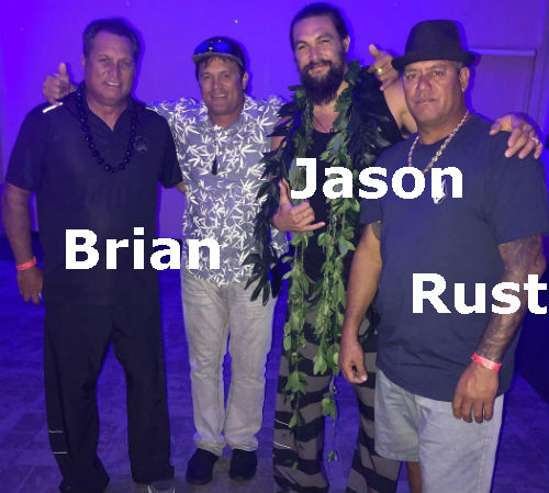 Jason Momoa & uncles- Brian Momoa & Rusty Momoa