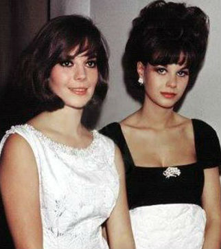 Natalie Wood with sister Lana Wood