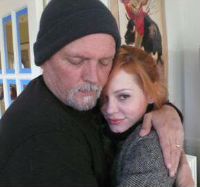 Rose McGowan & Father Daniel McGowan