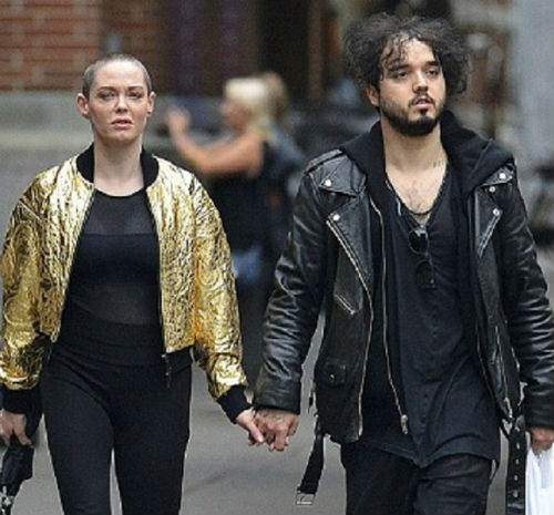 Rose McGowan & Josh Latin