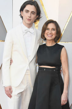 Timothee Chalamet with Mother Nicole Flander