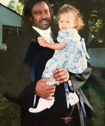 Zendaya with father Kazembe Ajamu Coleman