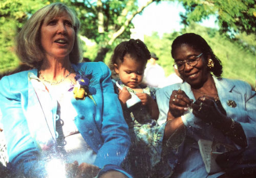 Zendaya with grandmothers