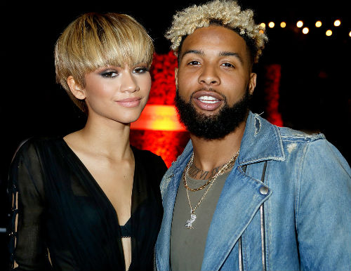 Zendaya with Odell Beckham Jr.